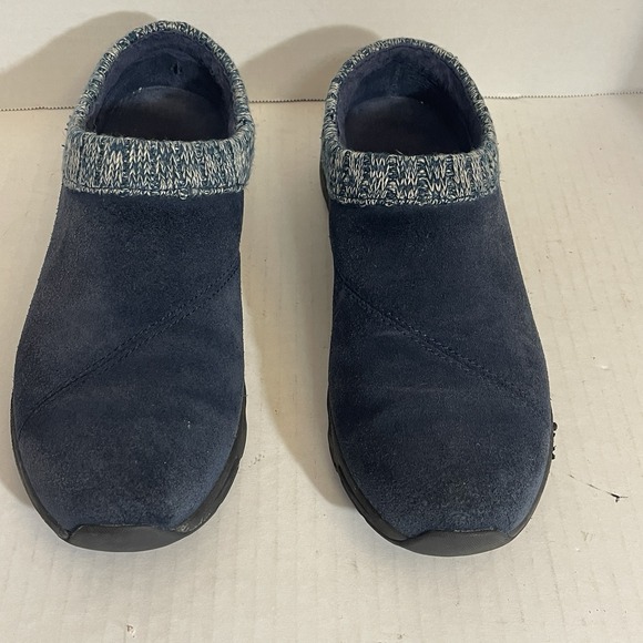 Vionic Arbor Navy Leather Clog Women's 8 - Picture 2 of 7
